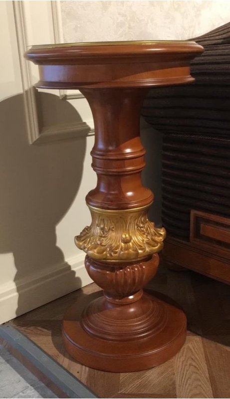 Е62 МОНАРХ ПОДСТАВКА ПОД ЦВЕТЫ низкая (h 0,7м), цвет-brown gold