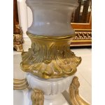 Е62 МОНАРХ СТОЛИК КРУГЛЫЙ small , цвет-white gold