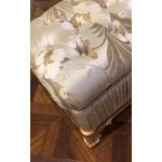 Е62 МОНАРХ ПУФИК, цвет-brown gold, ткань 34082/R9004-20