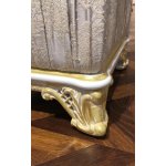 Е62 МОНАРХ ПУФИК, цвет-brown gold, ткань VBF294A