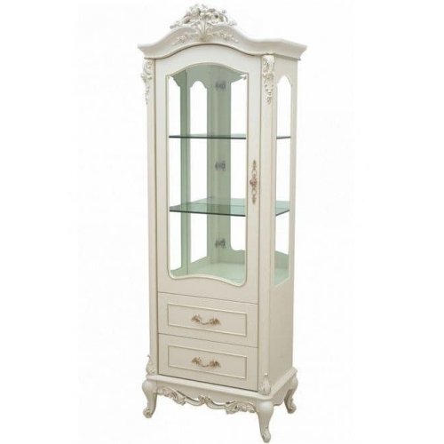 601-70 ЭСТЕЛЛА СЕРВАНТ/ВИТРИНА (1 СТВОРКА) , цвет-белый жемчуг 601-70 ЭСТЕЛЛА СЕРВАНТ/ВИТРИНА (1 СТВОРКА) , цвет-белый жемчуг