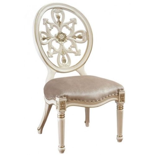 701-73 ЭСТЕЛЛА СТУЛ, цвет-белый жемчуг, ткань F23 701-73 ЭСТЕЛЛА СТУЛ, цвет-белый жемчуг, ткань F23