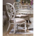 601-76 ЭСТЕЛЛА  ОБЕДЕННЫЙ СТОЛ (1,2м круглый) , цвет-белый жемчуг