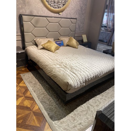 TB744BK DAMIANI КРОВАТЬ 180 без основания, цвет GREY ANGLEY