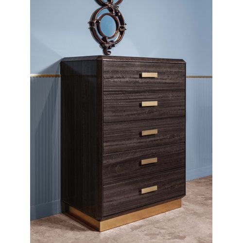 TB744CA-S DAMIANI КОМОД 5 ящиков, цвет GREY ANGLEY