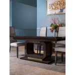 TD844TA-E DAMIANI СТОЛ ОБЕДЕННЫЙ раскладной 2.0-2.5m, цвет GREY ANGLEY