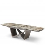 Стол DT2407 (200-300) TL-137 керамика/#23243 серый металлик