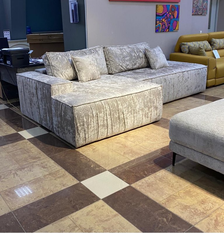 ХИЛТОН Диван с оттоманкой