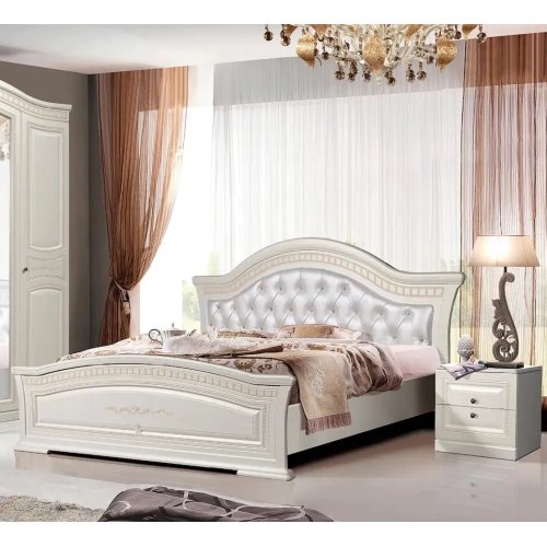 Венера Кровать 1800*2000 с мягким изголовьем, с решёткой, без матраца