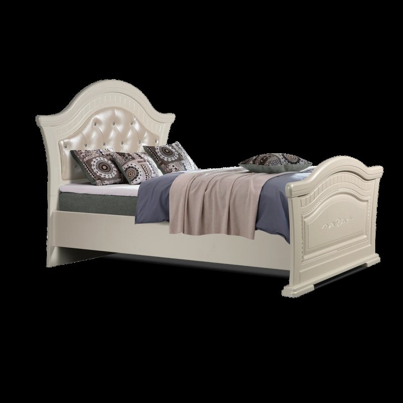 Венера Кровать 900*2000 с мягким изголовьем, с решёткой, без матраца