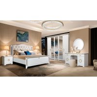 МАРМАРИС комплект спальни с 6-ти дверным шкафом 