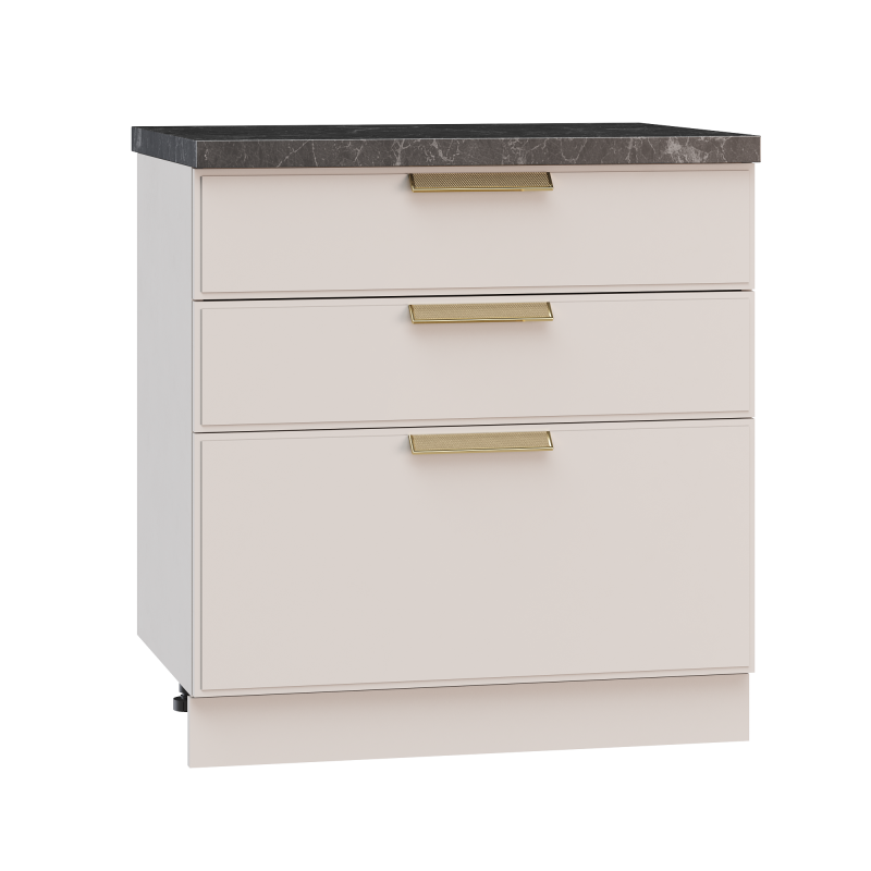 Нижний модуль 22 (3 ящика скрытого монтажа) (800)