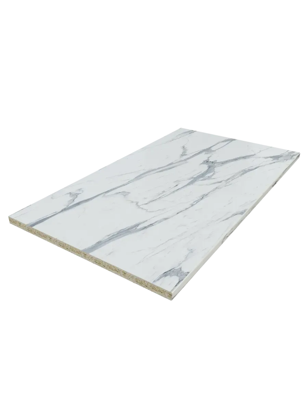 Столешница "Мрамор белый" 3м