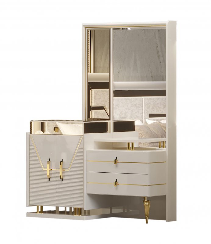 СТЕФАНИ Туалетный стол с зеркалом