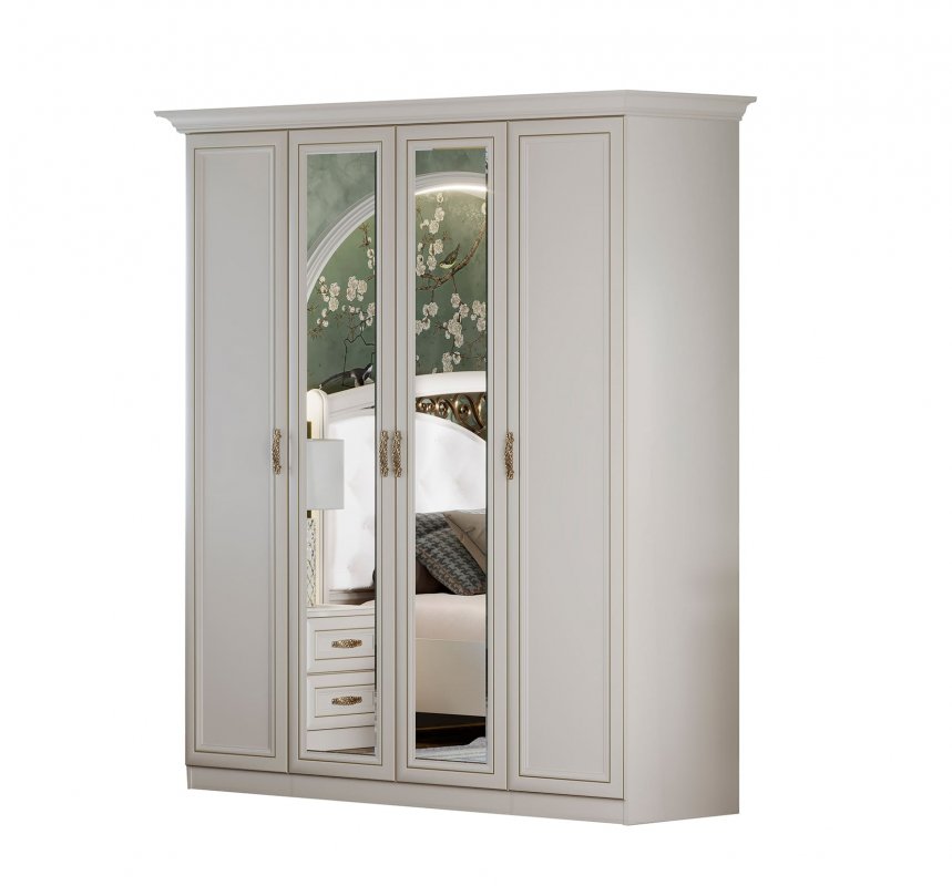 ОЛИВИЯ Шкаф 4-х дверный 