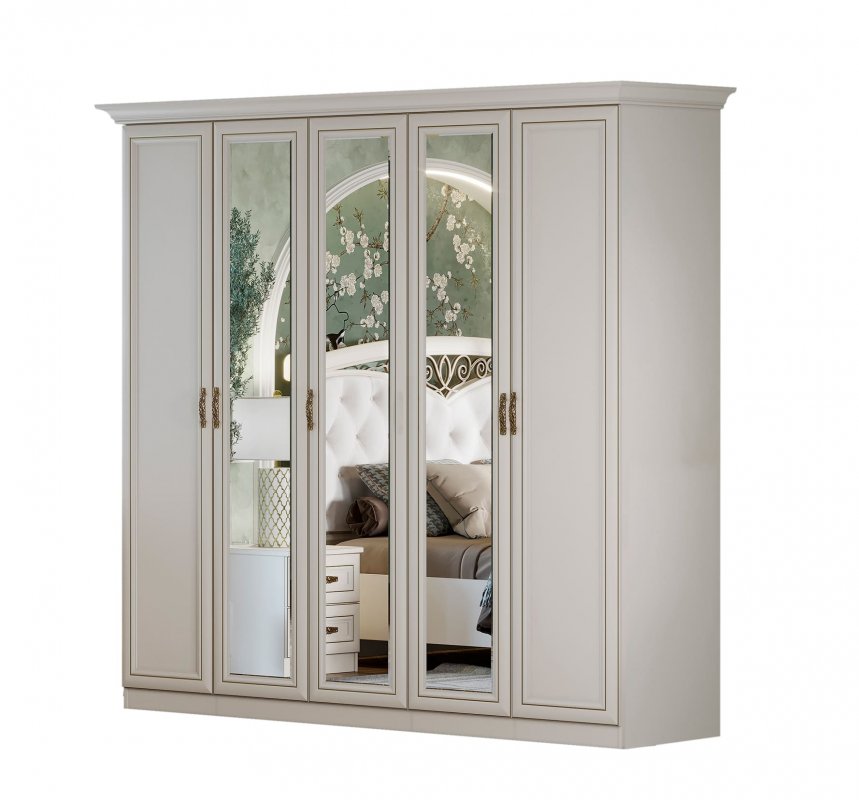 ОЛИВИЯ Шкаф 5-ти дверный 