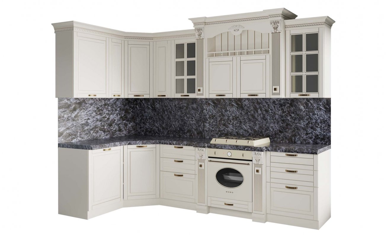 КАМЕЛИЯ Кухня угловая 3,0*1,5 (левая/правая)