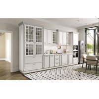 ЛУНА Кухня прямая 4,55 (серый)