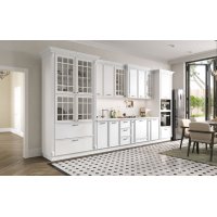 ЛУНА Кухня прямая 4,55 (белый)