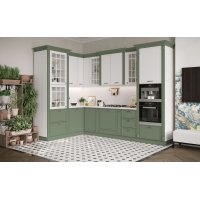 ЛУНА Кухня угловая 3,15*1,95 (олива)