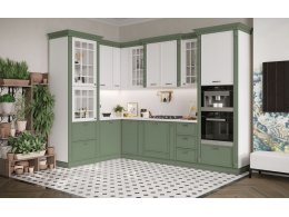 ЛУНА Кухня угловая 3,15*1,95 (олива)