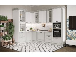 ЛУНА Кухня угловая 3,15*1,95 (серый)