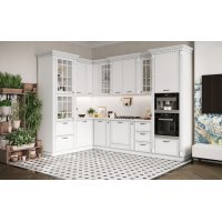 ЛУНА Кухня угловая 3,15*1,95 (белый)