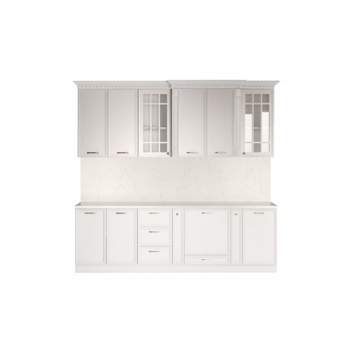 ЛУНА Кухня прямая 2,60 (белый)