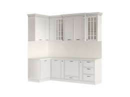 Кухня ЛУНА 2,4*1,2 (белый) Арида