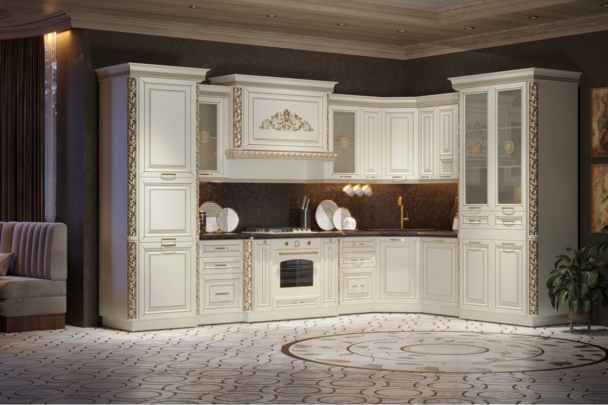 ЭМИЛИЯ Кухня угловая 4,15*2,26 (3,85*2,56) 