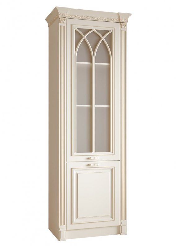 БЕРТА Кухонный пенал 1-но дверный остекленный 750