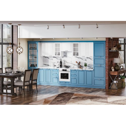 ДРИМ Кухня двухуровневая прямая 4,2