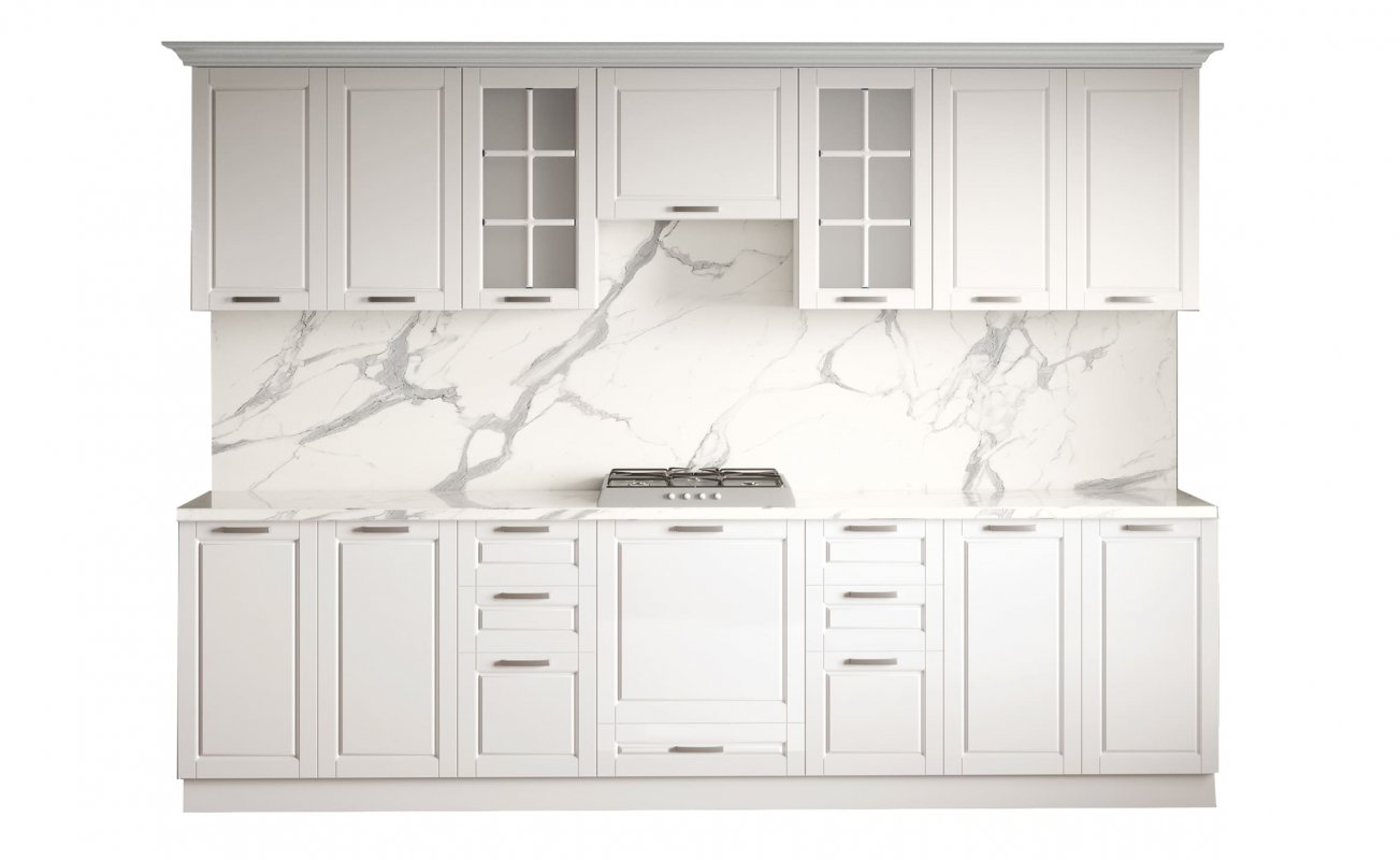 ДРИМ Кухня двухуровневая прямая 3,0