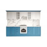 ДРИМ Кухня двухуровневая прямая 3,0