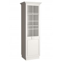 ДРИМ Кухонный двухуровневый пенал остекленный 600