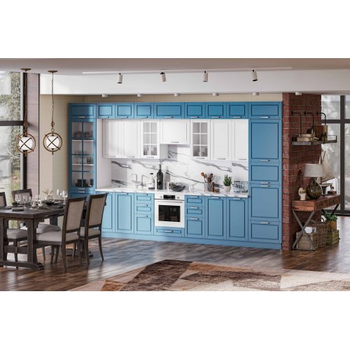 ДРИМ Кухня трехухуровневая прямая 4,2