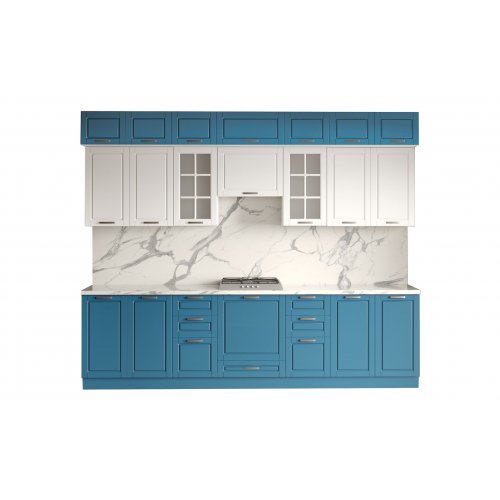 ДРИМ Кухня трехуровневая прямая 3,0