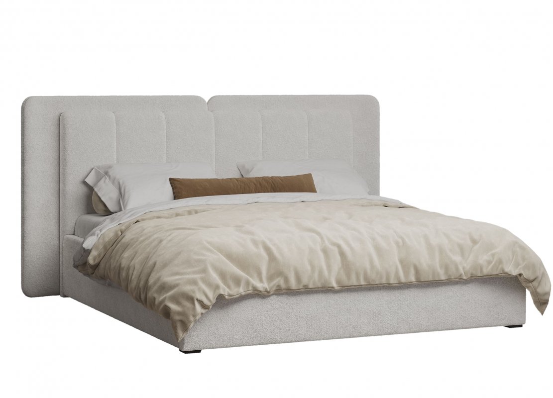 Кровать "Леонардо" 1,8 с малым и большим изголовьем