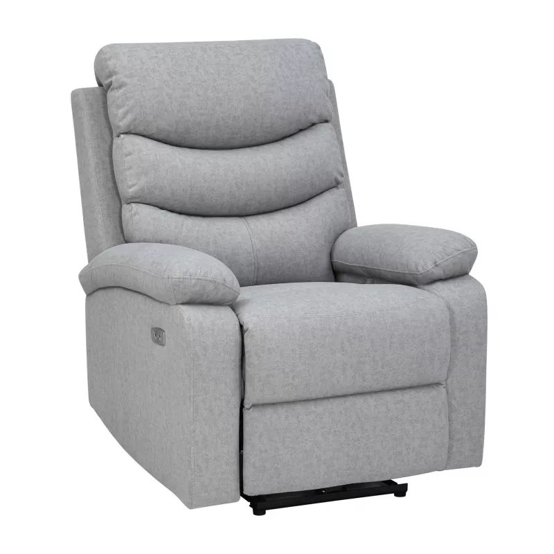 BUFETTE-14 LIGHT GREY Кресло с реклайнером