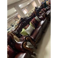 3 SF65 Мягкая кожаная мебель  (3-2-1) 