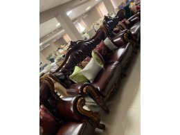 3 SF65 Мягкая кожаная мебель  (3-2-1) 