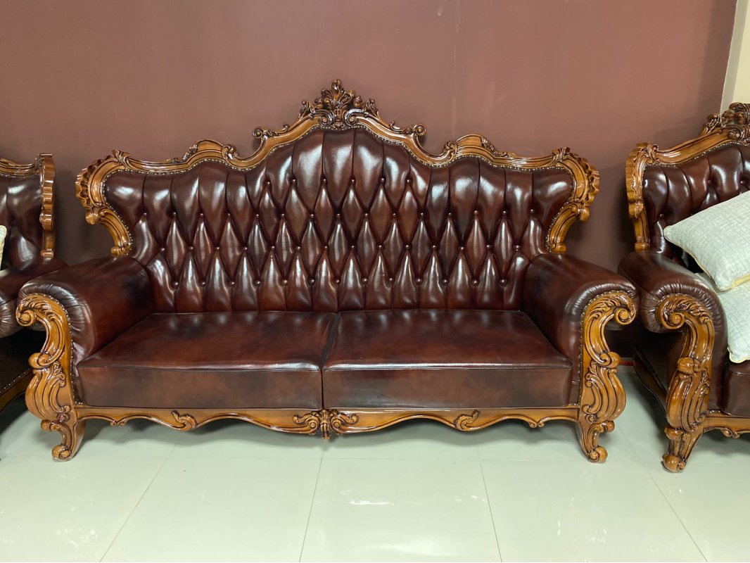 5 Sf83 Мягкая кожаная мебель  (3-2-1) 