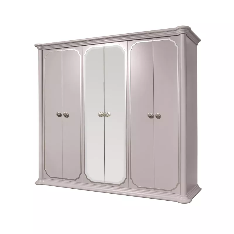 ВЕНА Шкаф для одежды 6-ти дверный с зеркалами