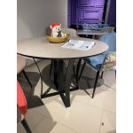 ЭЛЕГАНТ Стол обеденный круглый 1,1 (стекло)