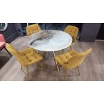 ОЛИМП Стол обеденный круглый 1,0-1,3