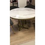 ЭЛЕГАНТ Стол обеденный круглый 1,1 (стекло)