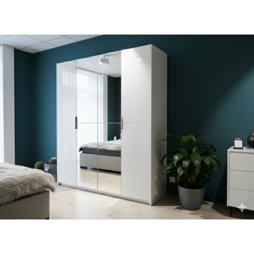 ШКАФ 4-ДВ KARLA SW2424PA С ЗЕРКАЛОМ