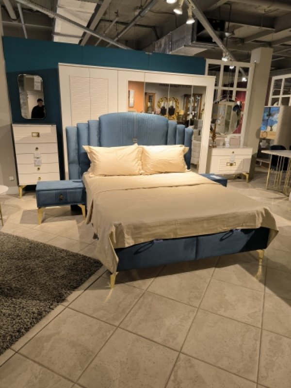 КРОВАТЬ VEYRON 180*200 c п/м ТКАНЬ