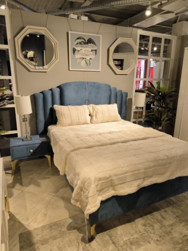 КРОВАТЬ VEYRON 160*200 c п/м ТКАНЬ