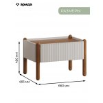 Тумба "Линда" прикроватная Тумба "Линда" прикроватная